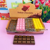 Jouet à presser en chocolat tricolore à récupération lente pour filles et garçons, anti-stress, alimentaire, gadget de décompression le plus vendu