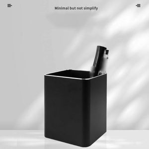 Porte-stylo en métal, boîte de rangement carrée en aluminium pour pinceaux de maquillage, pour l'école, la maison et les enfants, cadeau promotionnel - Product Image 3