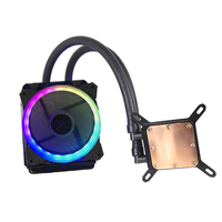 Ventilateur à une rangée de 120mm, ventilateur de refroidissement à eau CPU 12v, refroidisseur liquide dc, meilleur achat