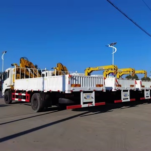 Grúa Montada en Camión Dong Feng de 8 Toneladas, Camión de Carga con Elevación Hidráulica, Camión con Grúa Telescópica para Transporte de Materiales de Construcción - Product Image 6