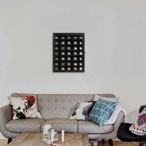 Wholesale Custom Wooden & Rosewood Challenge Coin Display Case Box with Solid Wood Holder for Military Commemorative Collection - Product Image 5