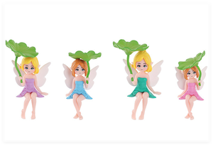 Collezione di Terrari in Miniatura, Statuetta 3D di Angelo Fata con Foglia di Loto, Figurina in PVC per Carillon, Decorazione per Torte, Auto e Casa - Product Image 6