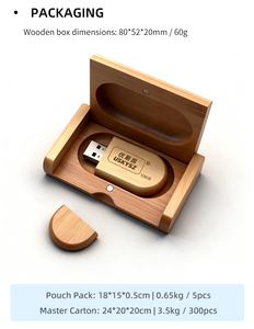 Usine Clé USB 4 Go 8 Go 16 Go 32 Go 64 Go 128 Go Clé USB en bois Clé USB en bois en gros - Product Image 5