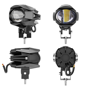 Xe Máy Led lái Xe Sương Mù Ánh Sáng hổ phách màu Trắng kép màu phụ trợ LED Spotlight Tương thích với xe tải ATV phụ kiện xe máy - Product Image 3
