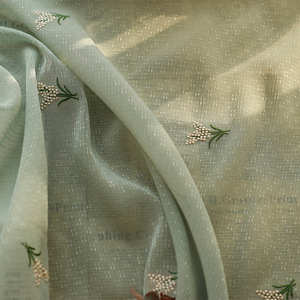 ชุดเดรสสตรีผ้า<span class=keywords><strong>ไหม</strong></span>ลายดอกแดนดิไลออนแบบย่นมี3D ใหม่ - Product Image 3