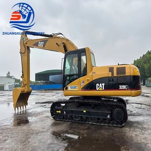 Excavadora de cadenas Caterpillar CAT 320CL de 12 toneladas con cucharón de excavación de 0.18m³ de capacidad, equipo de construcción usado. - Product Image 1