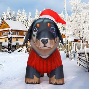 عرض ساخن أفضل سعر مع طباعة فينيل مجانية 10 قدم طراز PVC/Oxford <span class=keywords><strong>Golden</strong></span> <span class=keywords><strong>Retriever</strong></span> قابل للنفخ مع منفاخ - Product Image 5