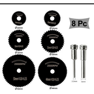Mini juego de hojas de sierra Circular de 6 Uds., disco de corte HSS, <span class=keywords><strong>accesorios</strong></span> de herramientas rotativas <span class=keywords><strong>para</strong></span> <span class=keywords><strong>Dremel</strong></span> Compatible con <span class=keywords><strong>madera</strong></span>, plástico y aluminio - Product Image 6