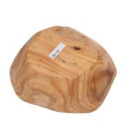 Bol sculpté artisanal en bois de cèdre naturel américain, poli, élégant, vintage, écologique, de la marque Guansen Factory, pour salades et fêtes, en stock