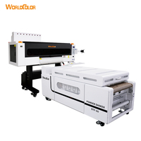 Imprimante DTF pour T-shirts 60 cm neuve d'usine avec 6 têtes I3200, impression sur tous les tissus, imprimante numérique à film pour le monde textile WorldColor