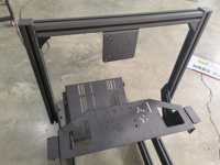 Cockpit de simulateur de course Elite 4080 en aluminium à fentes en T avec siège baquet réglable, compatible avec divers volants