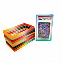 Porte-cartes et passeport en TPU anti-RFID à paillettes multicolores, design antichoc, sans clip multifonction
