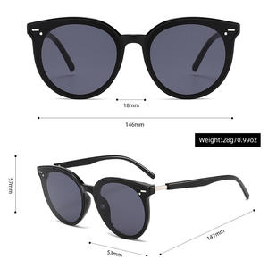 PC Gafas de <span class=keywords><strong>sol</strong></span> Mujeres Transparente Monturas de anteojos de moda Transfronterizo para marco redondo Midin Coated UV400 Gafas de <span class=keywords><strong>sol</strong></span> Hombres - Product Image 6