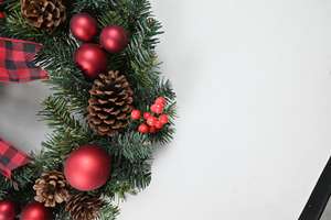 Guirnaldas Navideñas Decorativas para Colgar en la Puerta, con Bayas Rojas Ecológicas, Personalizadas al por Mayor - Product Image 5