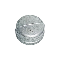 Bouchon fileté en fonte malléable galvanisée pour raccord de tuyauterie, modèle FM UL NPT BSPT 300Psi, classe 150