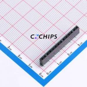 SSM-114-L-SV Pin Socket SMD,P=2.54mm Connector 2.54mm Square Hole Vertical Mount Single Row - Product Image 1