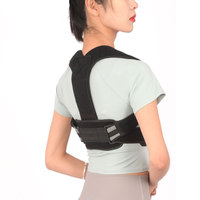 Ceinture de Correction Posturale Unisexe Grande Taille avec Bretelles Orthopédiques pour le Soutien du Dos