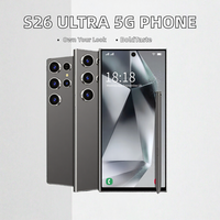 Smartphone Android 15 S26 Ultra 5G Terlaris 6G+128GB Deca Core Layar HD Besar Ponsel Gaming Tidak Terkunci