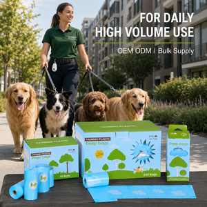 Bulk Order Factory Oxo Biodegradable PE Dog Poop <b>Bags</b> Leak Proof Extra Thick Custom Logo Size Color Packaging - Product Image 3