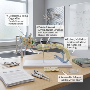 Modelo Anatómico de Célula Neuronal Ampliada de Gran Tamaño que Muestra la Estructura Completa para la Enseñanza en Hospitales y Escuelas CE/ISO/ROHS/CNAS - Product Image 1