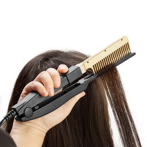 Hair Straightener Comb <b>Titanium</b> Alloy Wet Dry Use For Straightening Hair - Product Image 2
