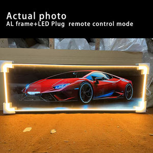 Moderna Lámpara de Pared LED de Alta Calidad con Diseño de Auto Deportivo, Decoración Iluminada para <span class=keywords><strong>Pub</strong></span>/Sala de Juegos, Ambiente Deportivo - Product Image 2