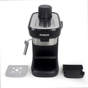 Machine à café expresso <span class=keywords><strong>4</strong></span> <span class=keywords><strong>tasses</strong></span> 240 ml 3,5 bars pour usage domestique individuel <span class=keywords><strong>petite</strong></span> et légère avec bouton manuel et mousseur à lait facile à utiliser - Product Image 4