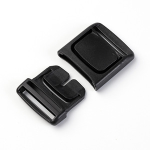 Hebillas de plástico de liberación lateral de 25 mm, negras, duraderas, para accesorios de bolsos - Product Image 3