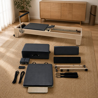 Machine de Pilates Reformer en bois d'érable massif pour studio à domicile, entraînement commercial avec personnalisation OEM