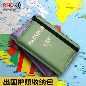 PU Leather PU Leather Passport Holder High Quality And Portable Card Bag Passport Cover