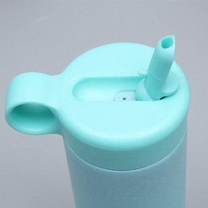 304 tasse isolée en acier inoxydable nouvelle peinture en aérosol Portable Sports de plein air tasse à main en métal verres tasse intelligente - Product Image 6