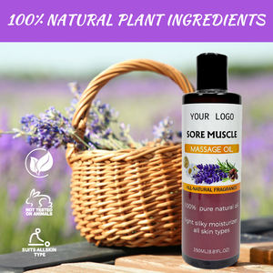 פרטי תווית גוף טבעי עיסוי שמן אתרי לחות להירגע שמן אנטי אייג 'ינג החלקה כאבי שרירים עיסוי שמן כאב - Product Image 4