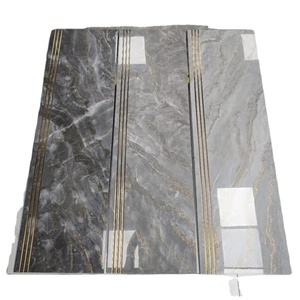 Trong nhà cầu thang bước gạch sàn đá Cẩm Thạch Kết cấu bằng gỗ mạ vàng thiết kế Matte bóng bề mặt đường rãnh Phật sơn chất lượng - Product Image 1