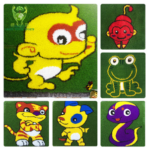 Nombre de <span class=keywords><strong>gazon</strong></span> artificiel de tapis extérieur et impressions d'animaux pour les terrains de jeux pour enfants, la maternelle - Product Image 2