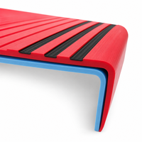 Marchepied d'escalier en PVC résistant à l'usure A50, une seule pièce, antidérapant, élastique, 23 couleurs, pour escalier de bâtiment de bureau