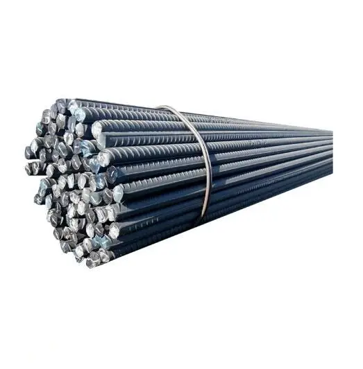 थोक भवन निर्माण इस्पात Rebar B500b 1/2 इंच 3/8 इंच 8mm 10mm 12mm लोहे की छड़