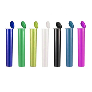 Tube de rangement anti-odeur en plastique écologique doré multicolores avec couvercle à pression 90 mm - Product Image 3