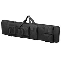 Sac de transport extérieur rembourré en tissu Oxford 600D extensible de 94 cm avec plusieurs poches de rangement pour le camping, la randonnée, le tir et les sports