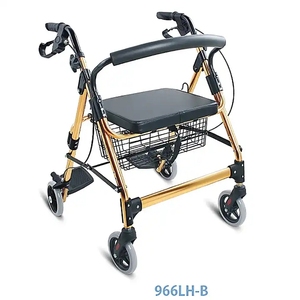 Déambulateur Électrique en Alliage d'Aluminium avec Bâtons de Marche et Aides à la Mobilité pour Adultes, Personnes Âgées, Handicapés et Enfants - Product Image 4