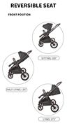 Poussette réversible pour bébé