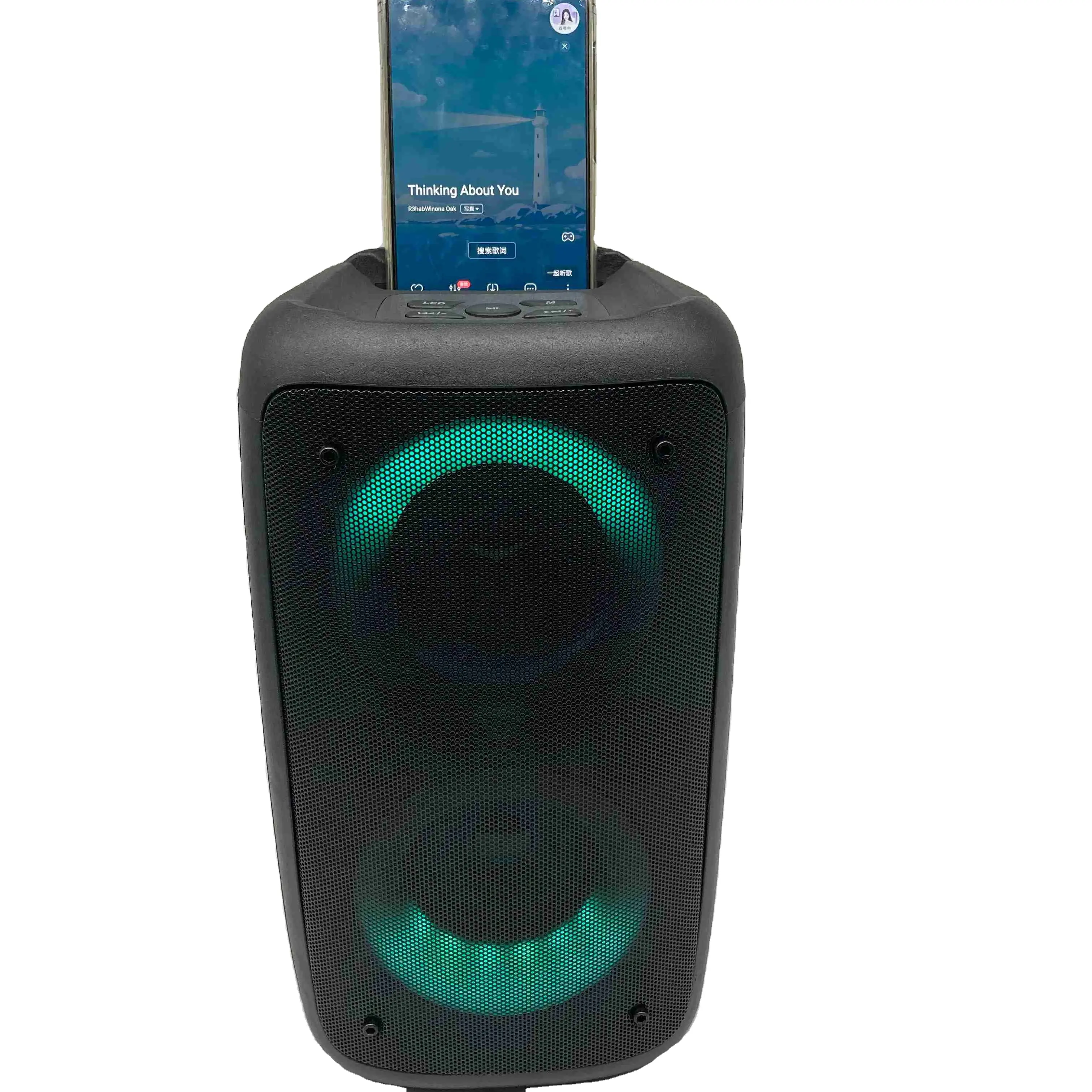 Professional speaker Custom Logo With LED Light Bocina Altavoz Bluetooth Inalambrico Parlantes Bluetooth Speaker