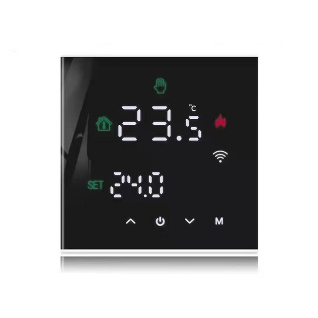 Tuya WiFi Smart Thermostat Colorful Screen Electric Floor Heating Water/Gas Boiler Temperature Controller Modern Design 230v