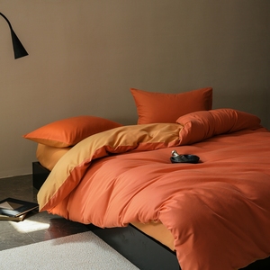 Set <span class=keywords><strong>di</strong></span> <span class=keywords><strong>Lenzuola</strong></span> in Bambù per Hotel su Misura, Set Biancheria da Letto in Bambù con Copripiumino e Federe, Vari Colori - Product Image 5