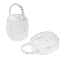 Hygiène Sécurité Bébé Produit Bébé Anneau De Dentition Sucette Boîte En Plastique Factice Sucette Cas Bébé Accessoire