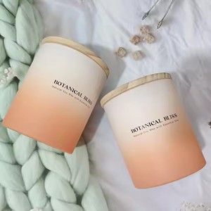 Custom Square <b>Glass</b> <b>Jar</b> Scented Candle Romantic Soy Wax Fragrance for Home Decor Personalized Beeswax for Ramadan Father's Day - Product Image 2