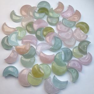 Vente en gros <span class=keywords><strong>de</strong></span> pierres précieuses en cristal <span class=keywords><strong>de</strong></span> haute qualité, mini <span class=keywords><strong>lune</strong></span> <span class=keywords><strong>de</strong></span> mer, aigue-marine, fluorite pour <span class=keywords><strong>la</strong></span> fabrication <span class=keywords><strong>de</strong></span> bijoux en pendentif et en bracelet DIY - Product Image 3