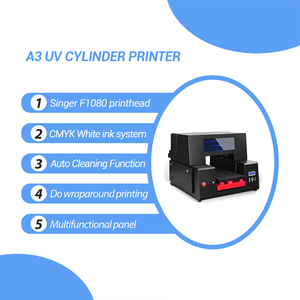 Refinecolor giá rẻ A3 thẻ PVC máy in UV cho doanh nghiệp nhỏ điện thoại phẳng trường hợp vải bút Golf quả bóng máy in - Product Image 2