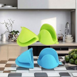 Heat Insulation Pinch Grips Cooking Gloves Finger Protector for Kitchen Cooking Glove <b>Mini</b> Silicone Oven Mitts - Product Image 4