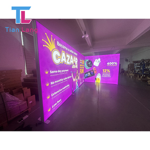 Logotipo de marco de aluminio Feria comercial de marca SEG Caja de luz Soporte de cabina retroiluminado Exhibición de exhibición Vogue Publicidad Cabinas de feria comercial - Product Image 6