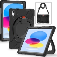 Housse de tablette antichoc pour iPad 9 10.2 pouces 9e génération 8e 7e génération avec support et poignée